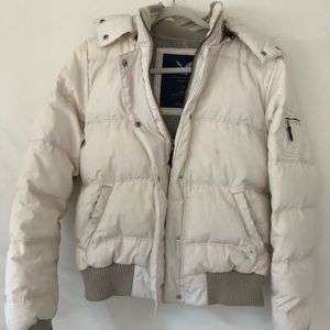 White Puffer Jacket